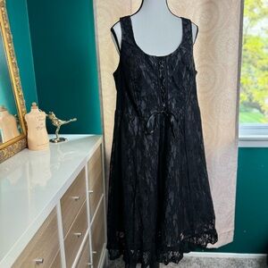 Tripp NYC Sold by Torrid Whimsigoth Black Lace Detail NWT Size 2X